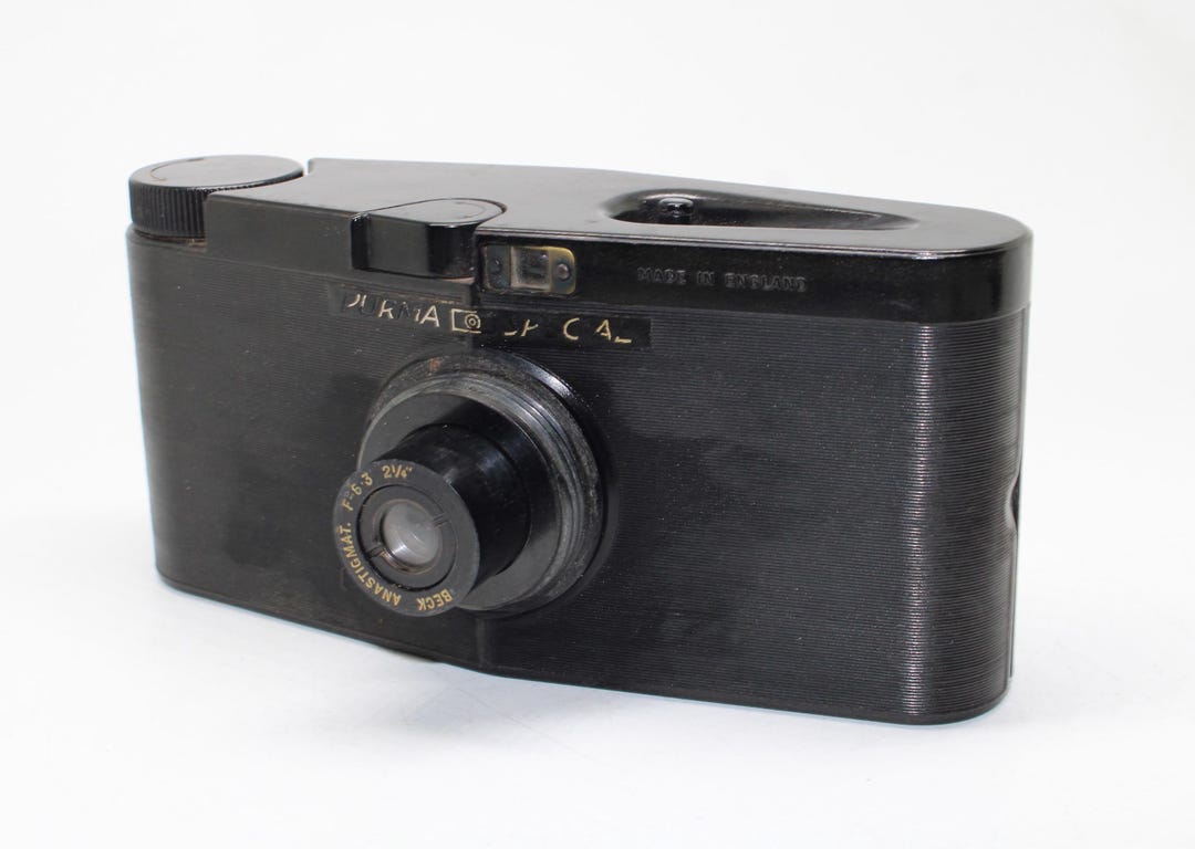 1937 Purma Special Bakelite Camera 127 Roll Film With Case and Working ...