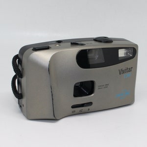Vivitar T200 Film Camera: 35mm Point and Shoot, 28mm Wide Angle Lens