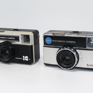 Kodak Instamatic 77X and 155X Classic 126 Film Cameras With