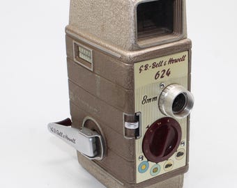 Vintage Bell & Howell 8mm Cine Camera 624 - 1958 w/ Case