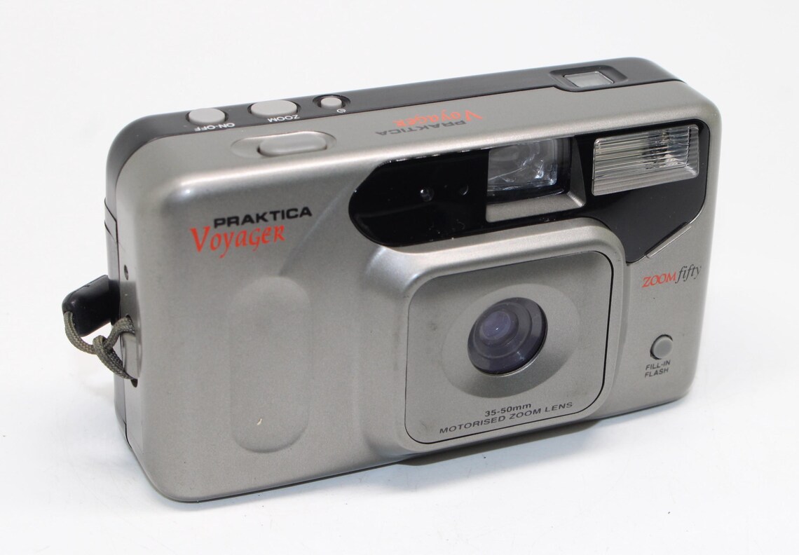 1997 Praktica Sport Voyager Zoom Fifty: 35mm Film Camera with case - Tested, foto 4 de 5