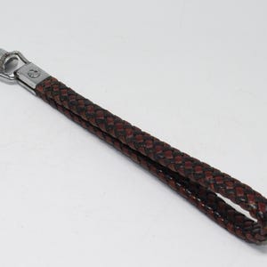 Cinturino da polso/mano in pelle vintage anni '70 per macchina fotografica con attacco a vite per treppiede – stile retrò chic e in ottime condizioni