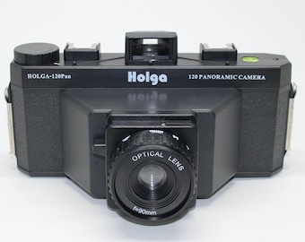 Cámara panorámica Holga 120 PAN de formato medio de película 120 - Imágenes grandes de 6x12 o 6x9