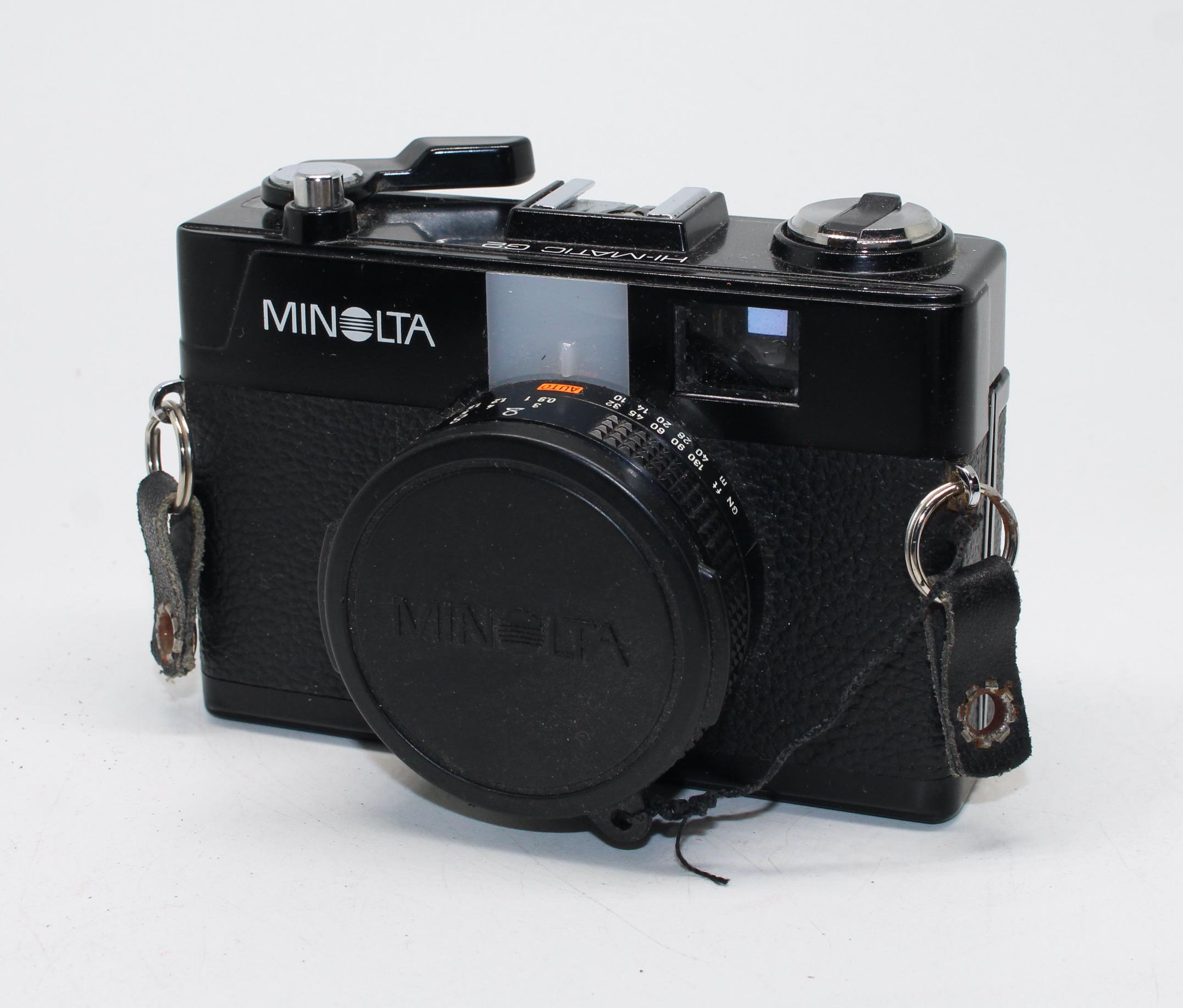 1982 Minolta Hi-matic G2 35mm Compact Camera With Flash and Box ...