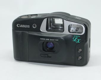 Vintage Canon Snappy LX II Prima BF8 35mm Film Camera Tested Works