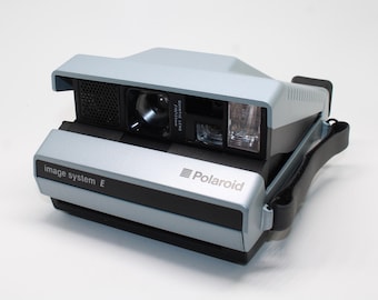 1980s Polaroid Image System E (Spectra wide format) Instant Camera with retail box