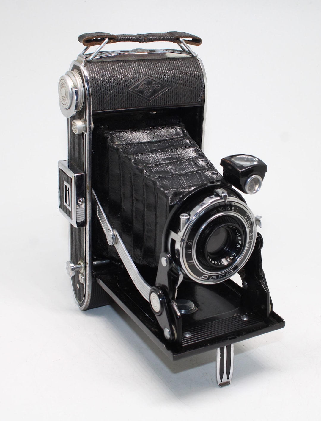 メル市【レトロ家電 】1931年式 Agfa社製 映写機 1933 Agfa Billy Record 7.7 6x9 120 Film Folding Art Deco Camera