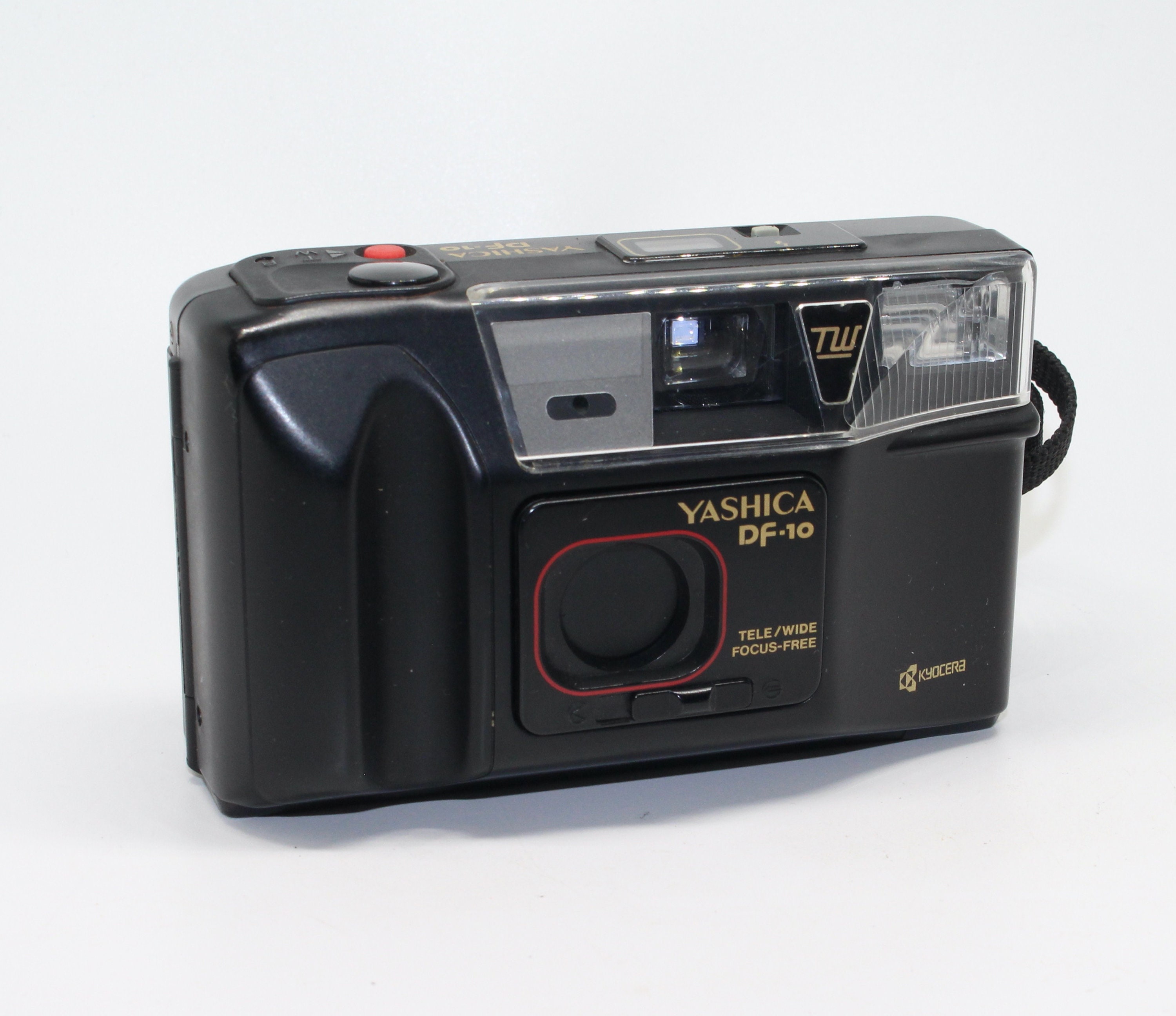 Yashica DF-10 35mm Film Camera: 1980s Point and Shoot with Case