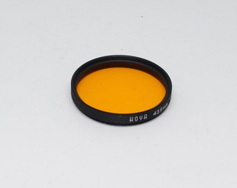 Hoya Orange (G) 43.5mm Filter with case for Olympus Trip 35, Pen EE-2 and EES-2 - Very good condition