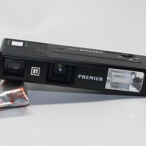 Premier 110F 110 Film Camera With Built-in Flash, Wrist-strap and