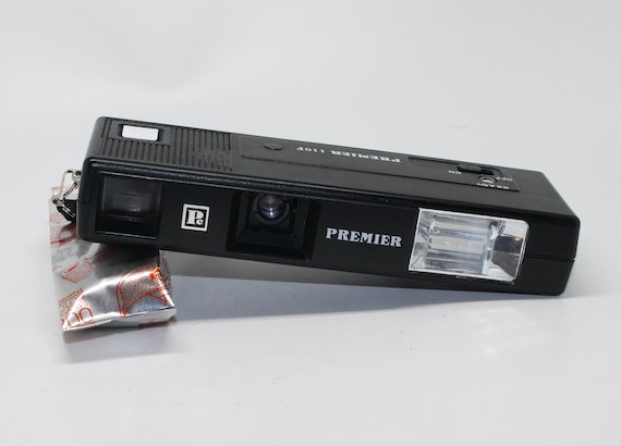 PREMIER 110T レトロ ポケットフィルムカメラ Buy Premier 110F 110 Film Camera With Built-in Flash, Wrist-strap