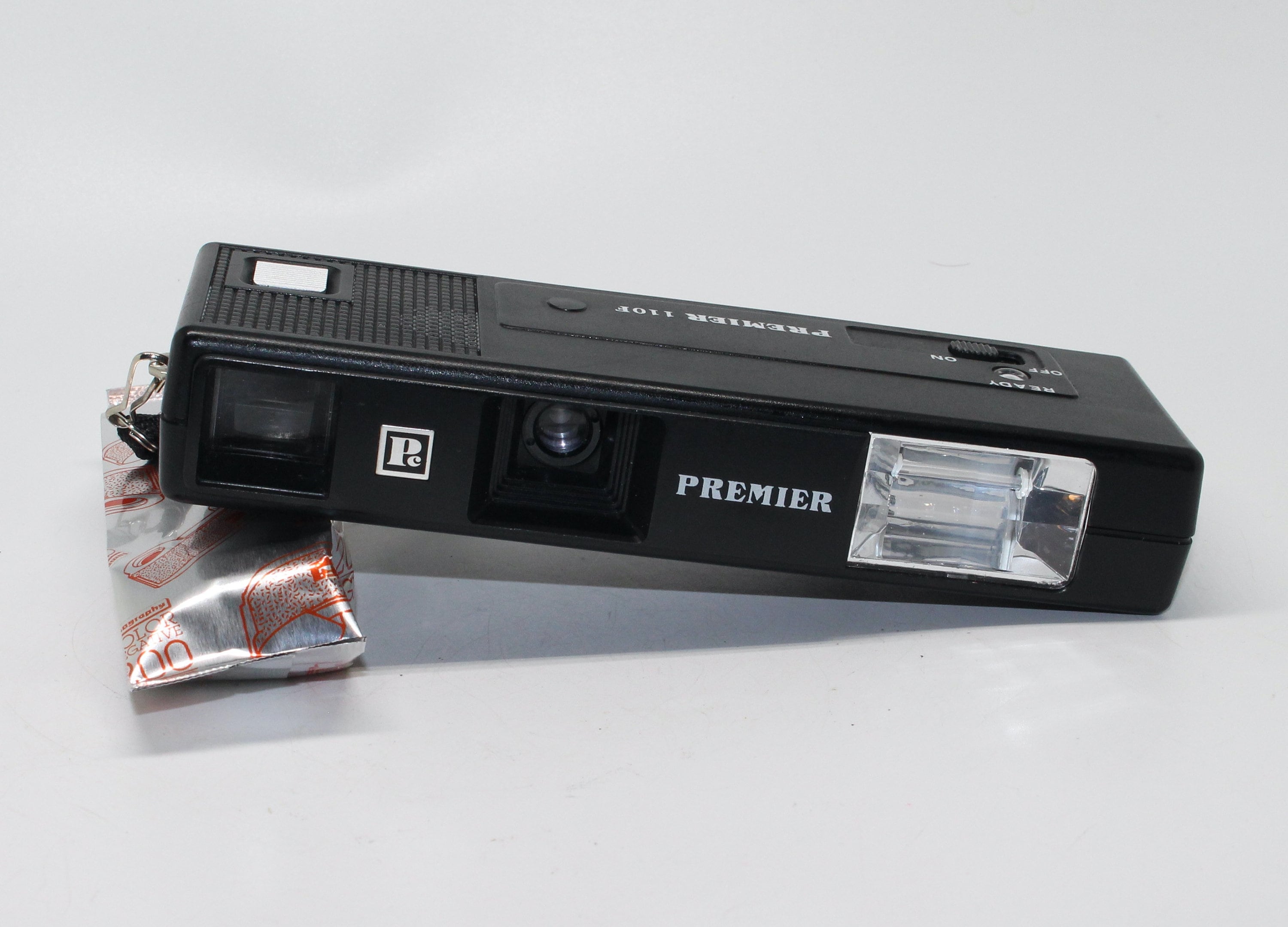 Premier 110F 110 Film Camera With Built-in Flash, Wrist-strap and
