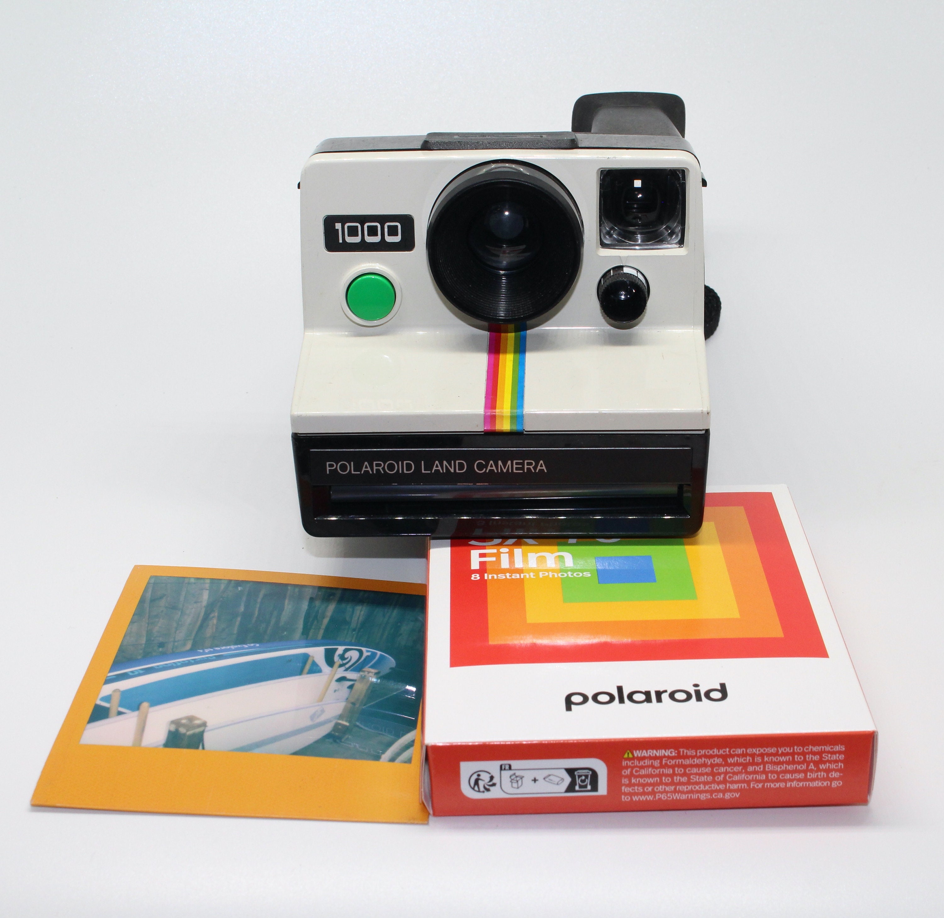 Polaroid Instant 1000 Land Camera With Carry Bag, Manual and Brand-new  SX-70 Film Tested and Working Very Good Condition 