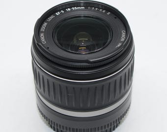 Classic Canon Zoom EF-S 18-55mm F/3.5-5.6 II Lens – Works with Canon EOS cameras