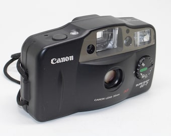 Vintage Canon Sure Shot AF-7: 35mm Film Compact Camera with Case