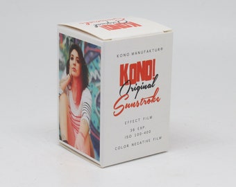 KONO! Original Sunstroke 35mm Film: Light Leak Effect, 36 Exposures