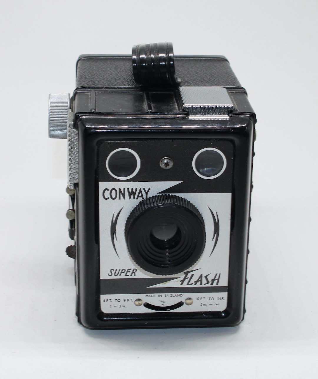 1955 Conway Super Flash Box Film Camera for 120 Film - Tested and ...