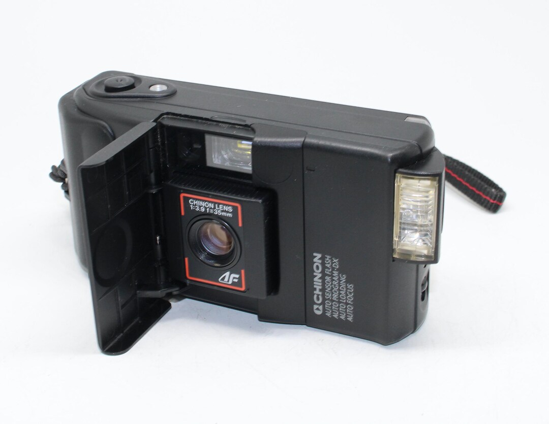 Chinon Belami AF 35mm Film Camera: 1989 Compact With Barn Door - Etsy
