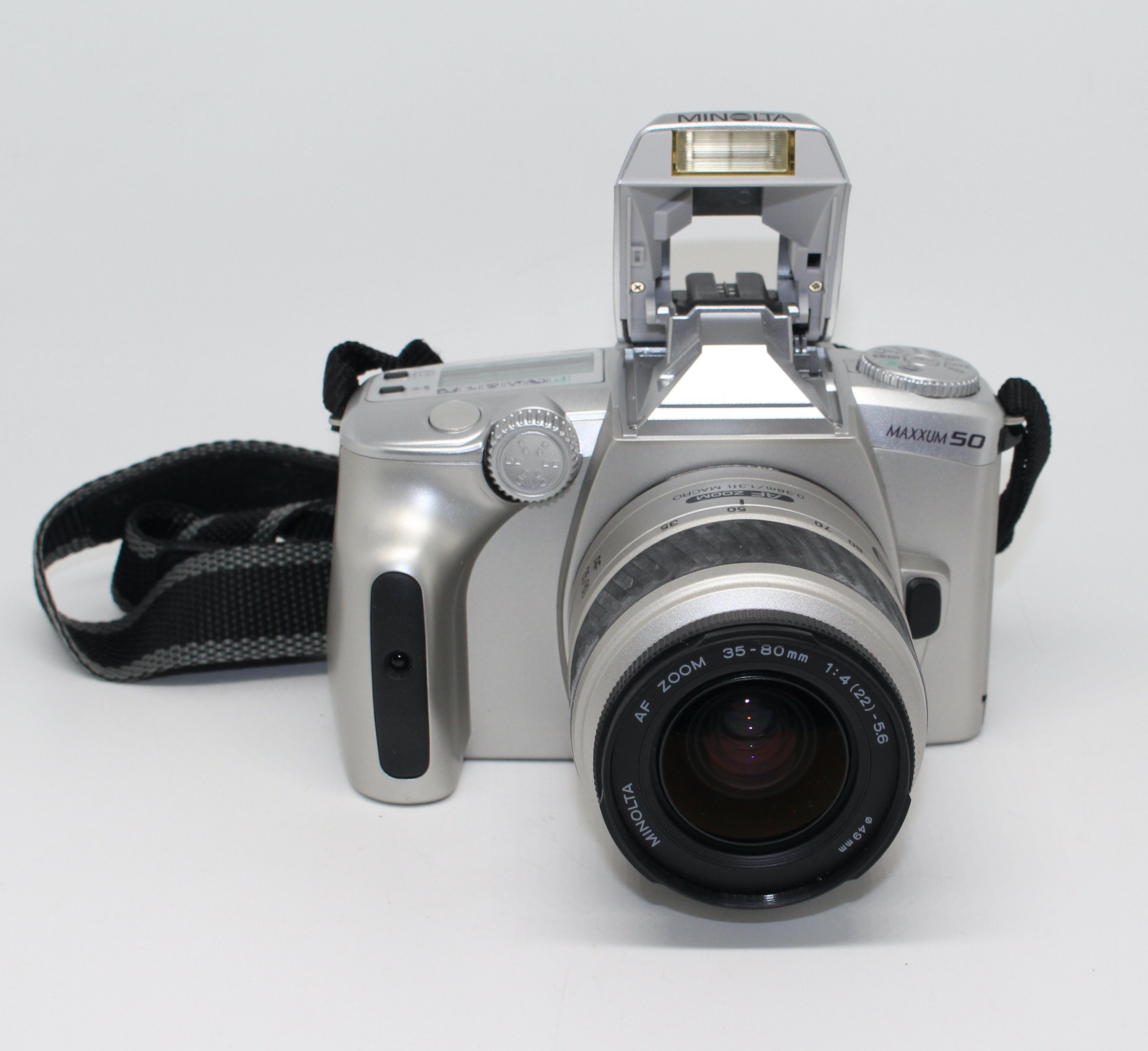 Minolta Maxxum 50 SLR Camera with 3580mm AF lens Very good Etsy