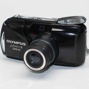 Appareil Photo Compact Vintage Olympus Stylus Mju II (µ[mju:]-II) - Noir - Occasion