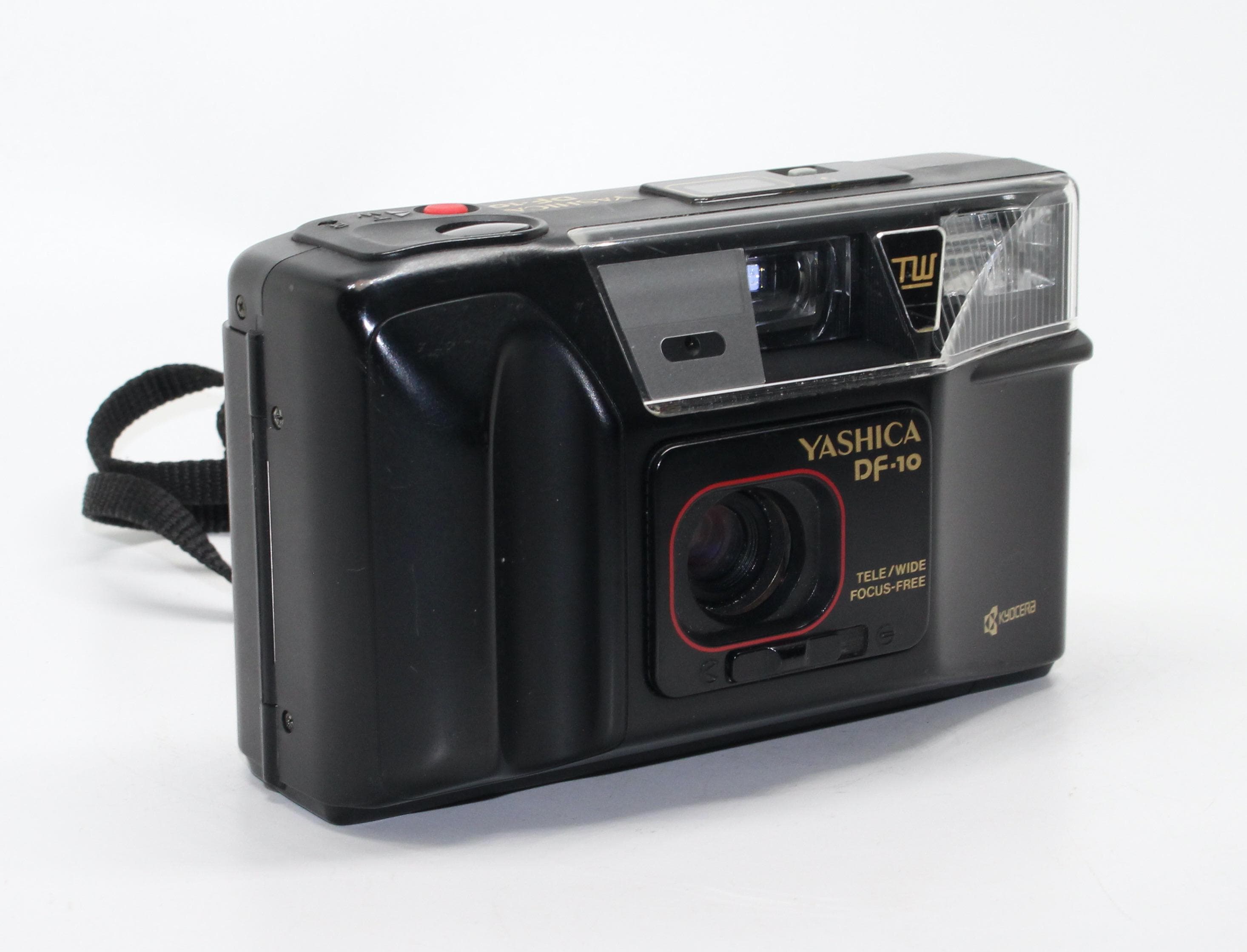 Yashica DF-10 35mm Film Camera: 1988 Kyocera Point and Shoot With