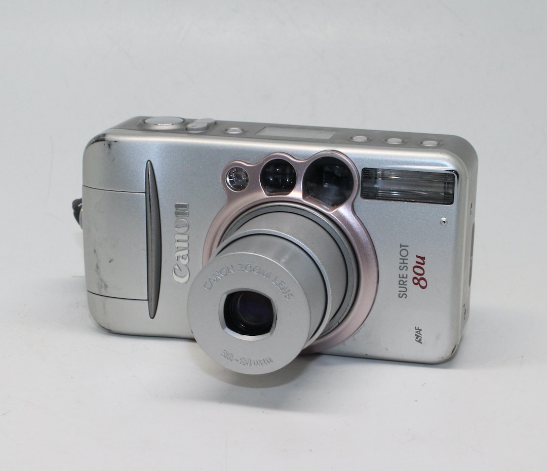 Canon Sure Shot 80u prima Super 80 35mm Film Compact Camera With Case