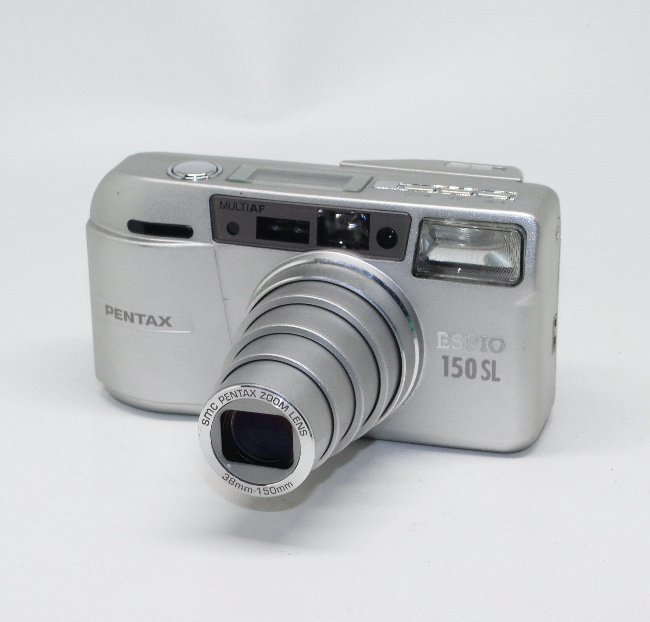 Pentax Espio 150SL 35mm Film Zoom Auto Focus Camera with amazing 38-150mm  lens and case Very good condition and tested