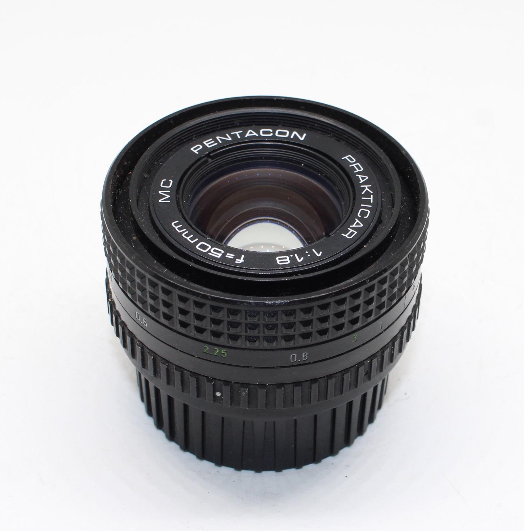 PRAKTICAR 50mm f1.8 MC PENTACON PBマウント Vintage Pentacon 50mm F1.8 Prime Lens: Praktica PB Mount, With