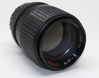 Vintage Miranda Auto MC 1:2.8 135mm lens with PK mount for SLR cameras