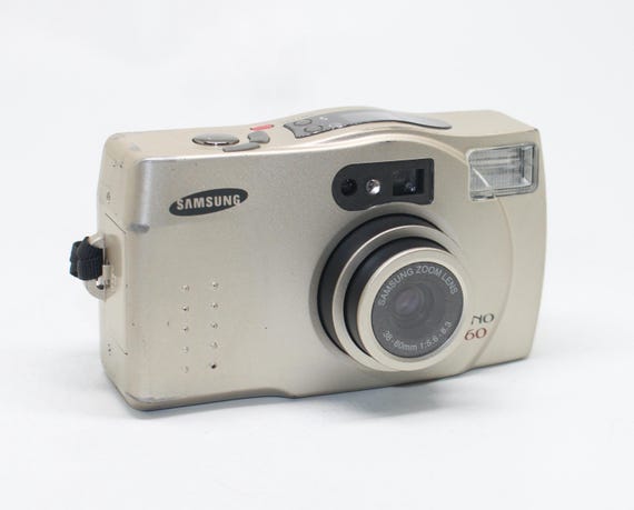 Samsung Fino 60 S 35mm Film Camera: 38-60mm Zoom Lens, Case Included