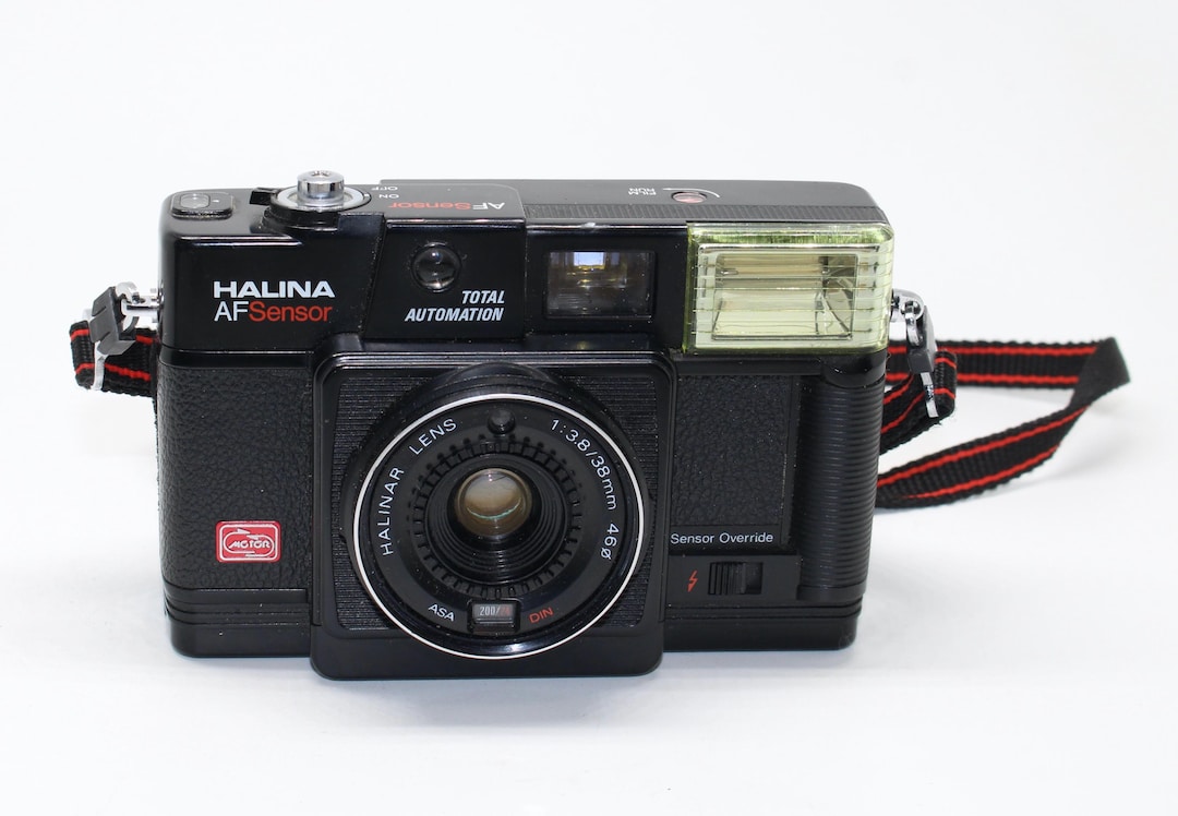 Halina AF Sensor 35mm Film Camera - 1990s Compact With Case & Strap - Etsy