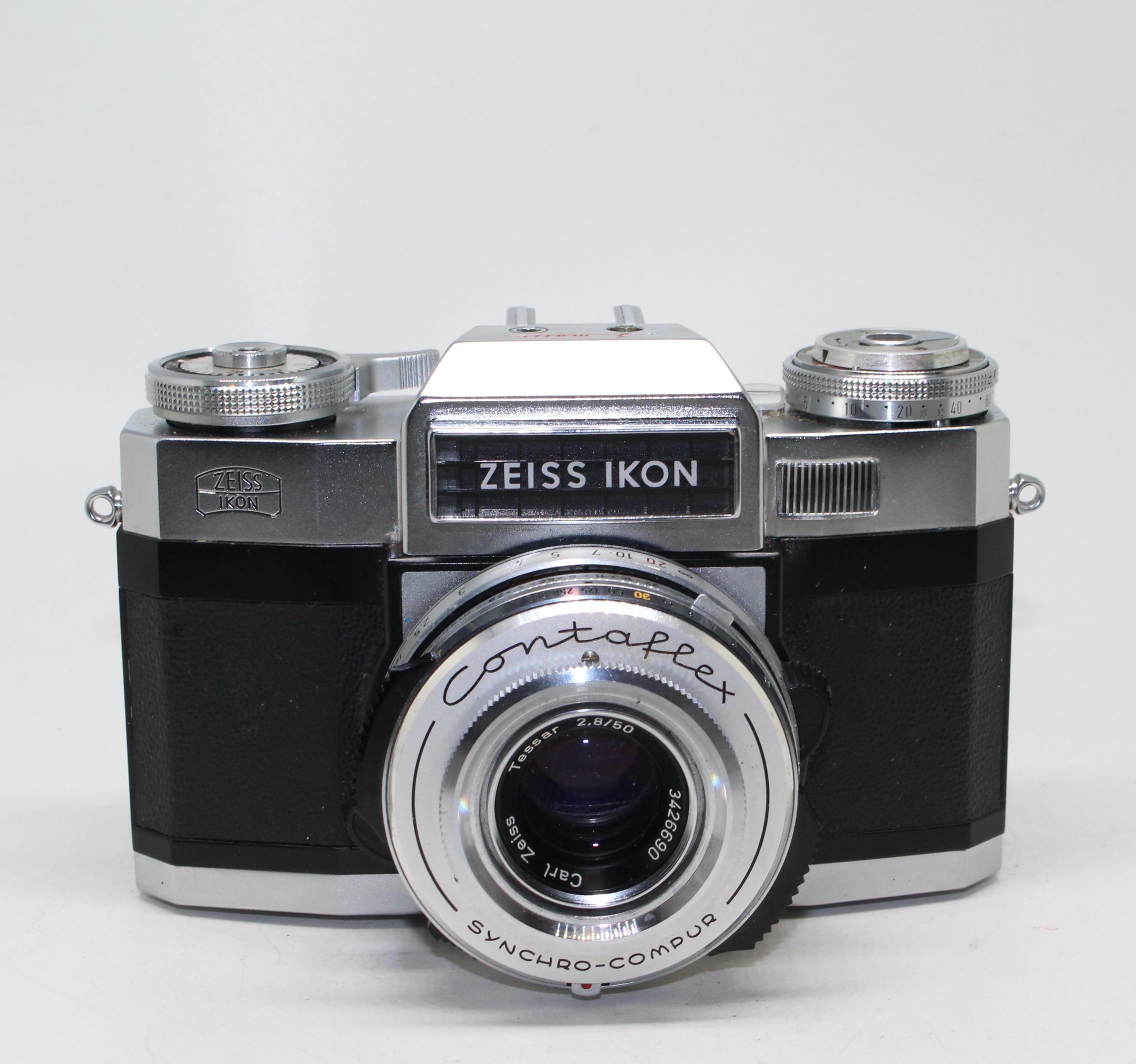 Zeiss Ikon Contaflex Super B: 35mm Film SLR Camera W/ 50mm Zeiss