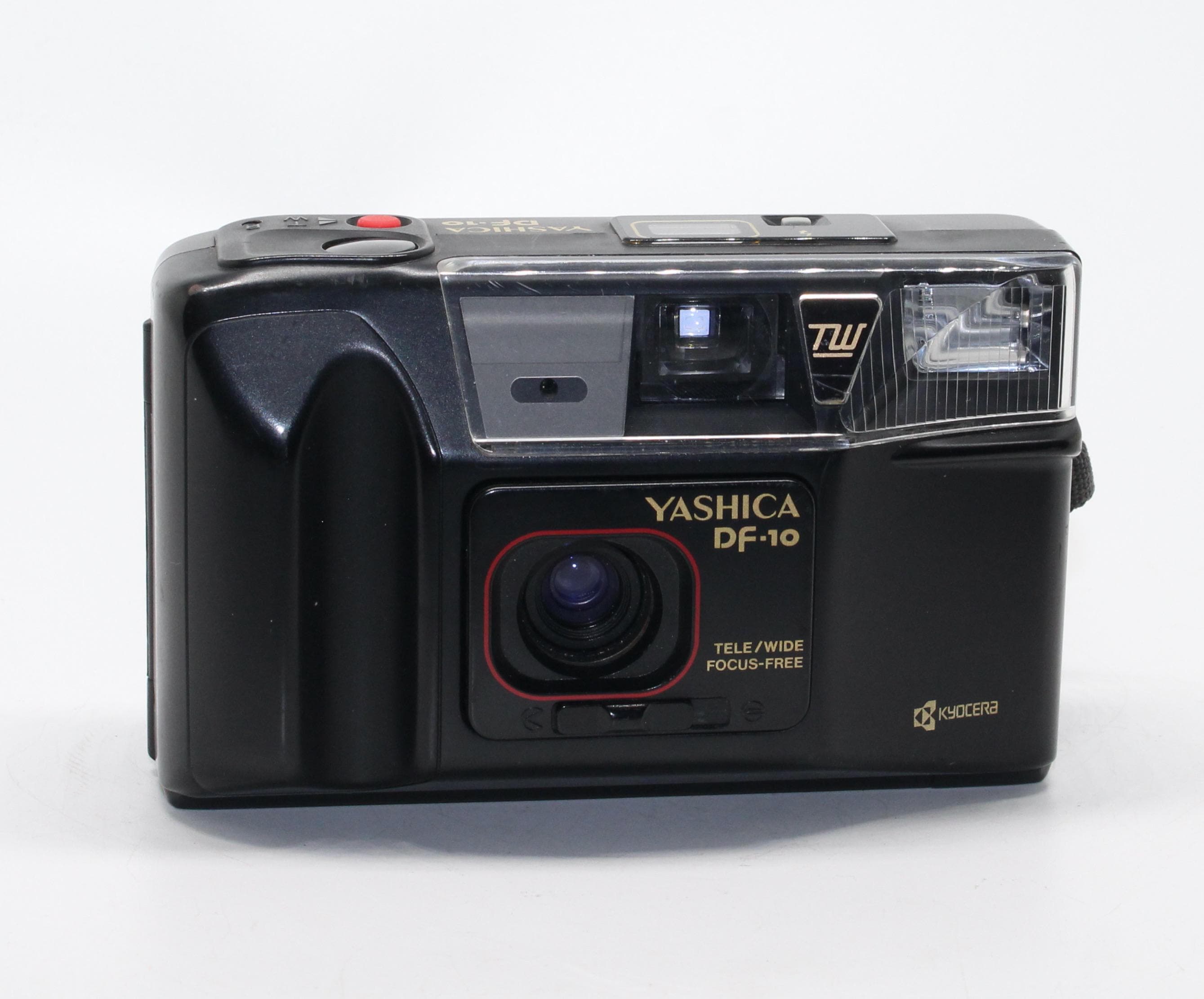 【美品　整備済】京セラ J tele (ヤシカ DF-10) カメラ #921 ヤシカ DF-10 35mmフィルムカメラ：1988年製 京セラ製コンパクトカメラ