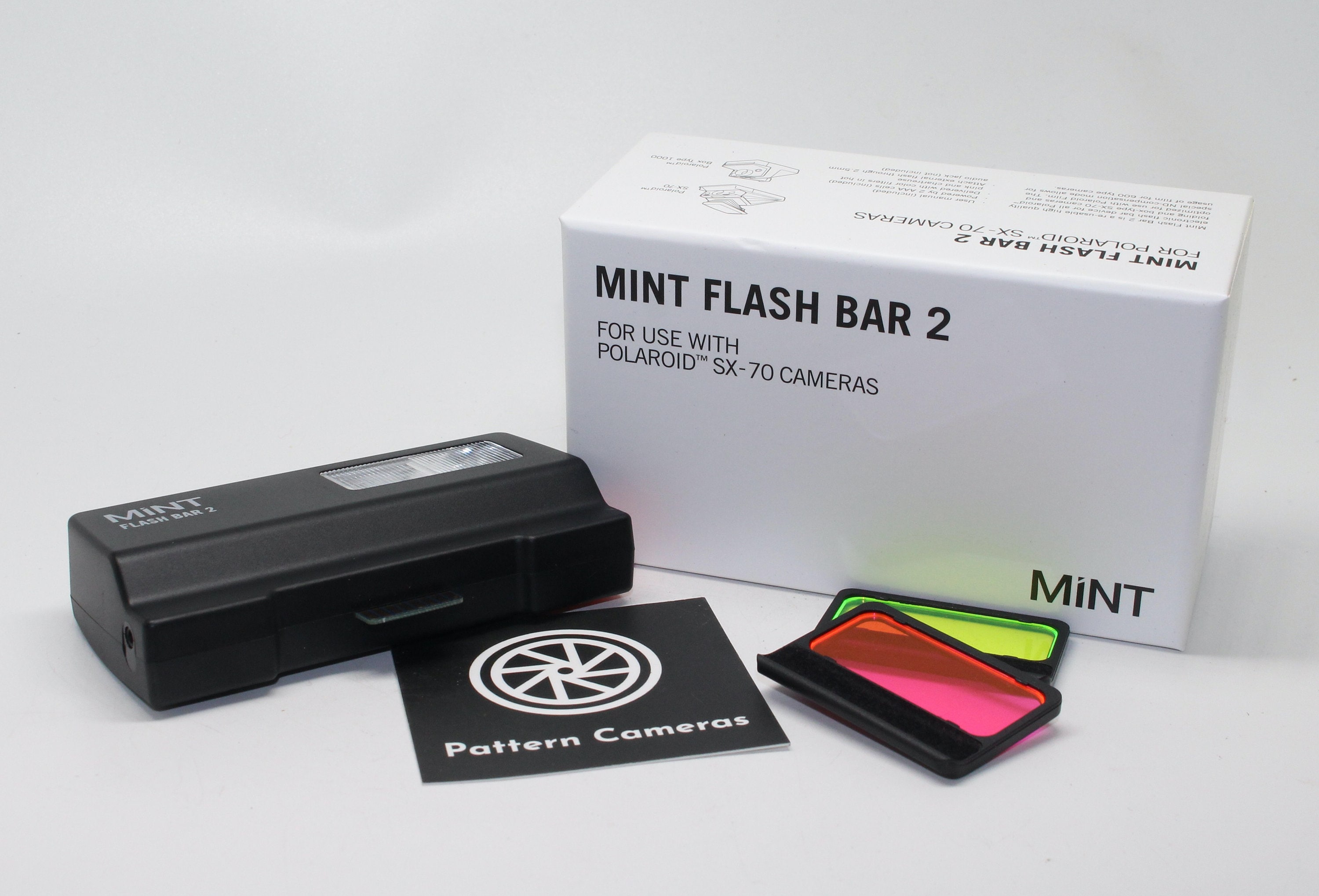 SX-70カメラ用ポラロイドフラッシュバー2 - カラーフィルターと