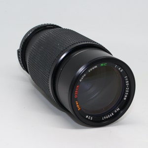 Super OZECK 80-205mm F4.5 PK 望遠レンズ 【公式通販】