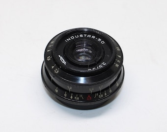 1969 Russian Lens Industar-50 50mm f/3.5 Camera lens with M39 39mm Mount