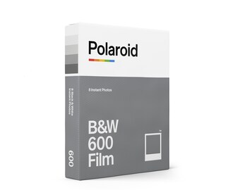 Polaroid Black and White (B&W) Instant Film for use with 600 Cameras with Classic White Frames - Latest Stock