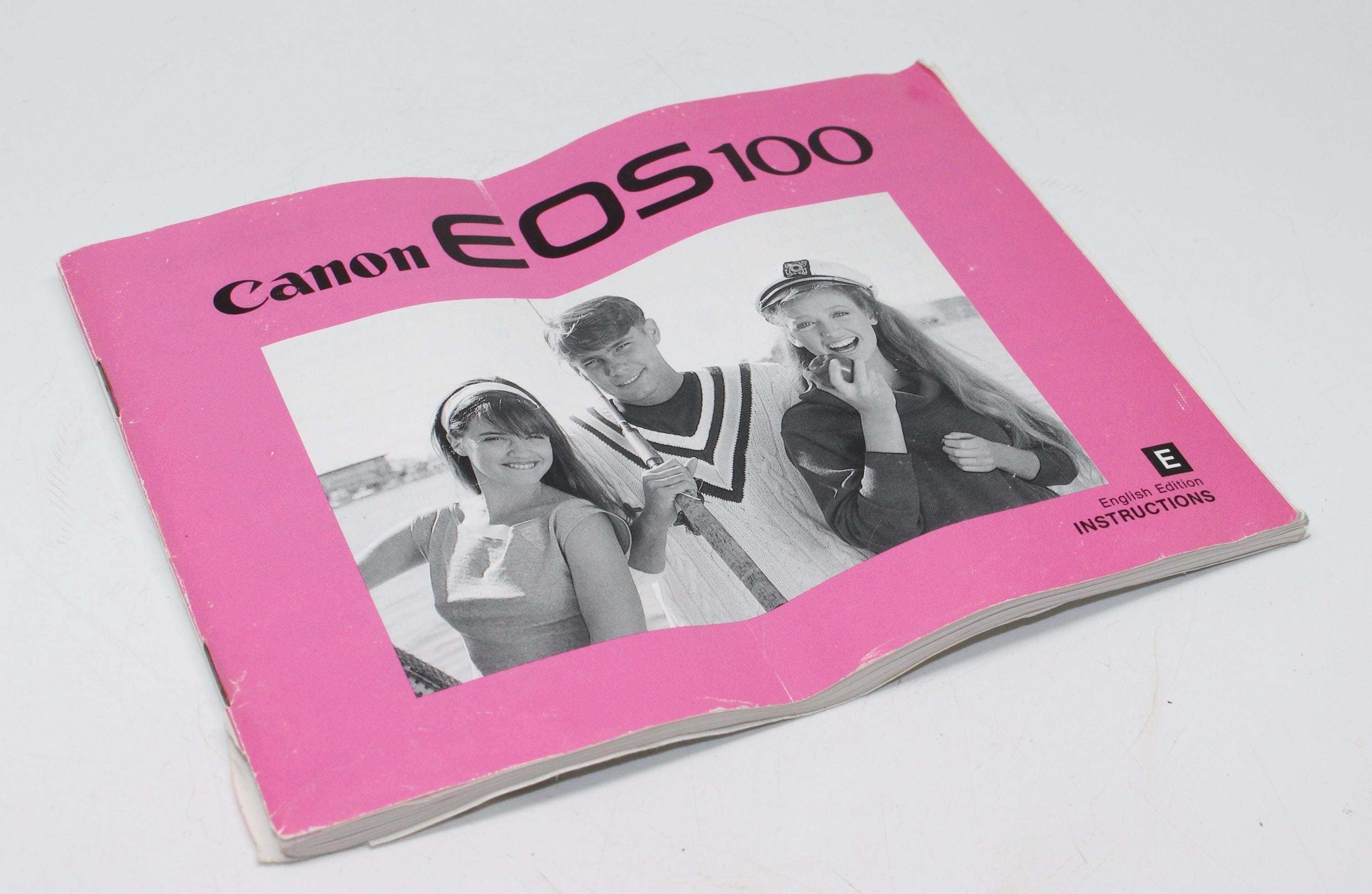 Catalogue Canon EOS 100 – édition 1991, Brochure Vintage, état Correct