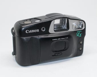 1992 Canon Sure Snappy LX 35mm Film Camera: Tested, with case and box