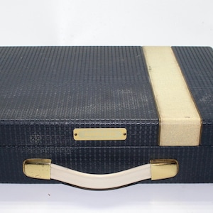 Vintage 1960s Amplion Slide Box / Case holds 175 35mm slide - wooden storage box – Good condition