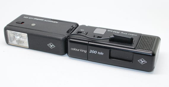 1979 Agfa Colour King 200 Tele Camera with PocketLux flash and new film - Tested