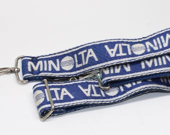 Vintage 1970s Minolta SLR / DSLR Camera Neck Strap – Retro chic - Good condition