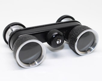 Vintage 1960s King 2.5 x Opera Glasses Binoculars in original case – Tested
