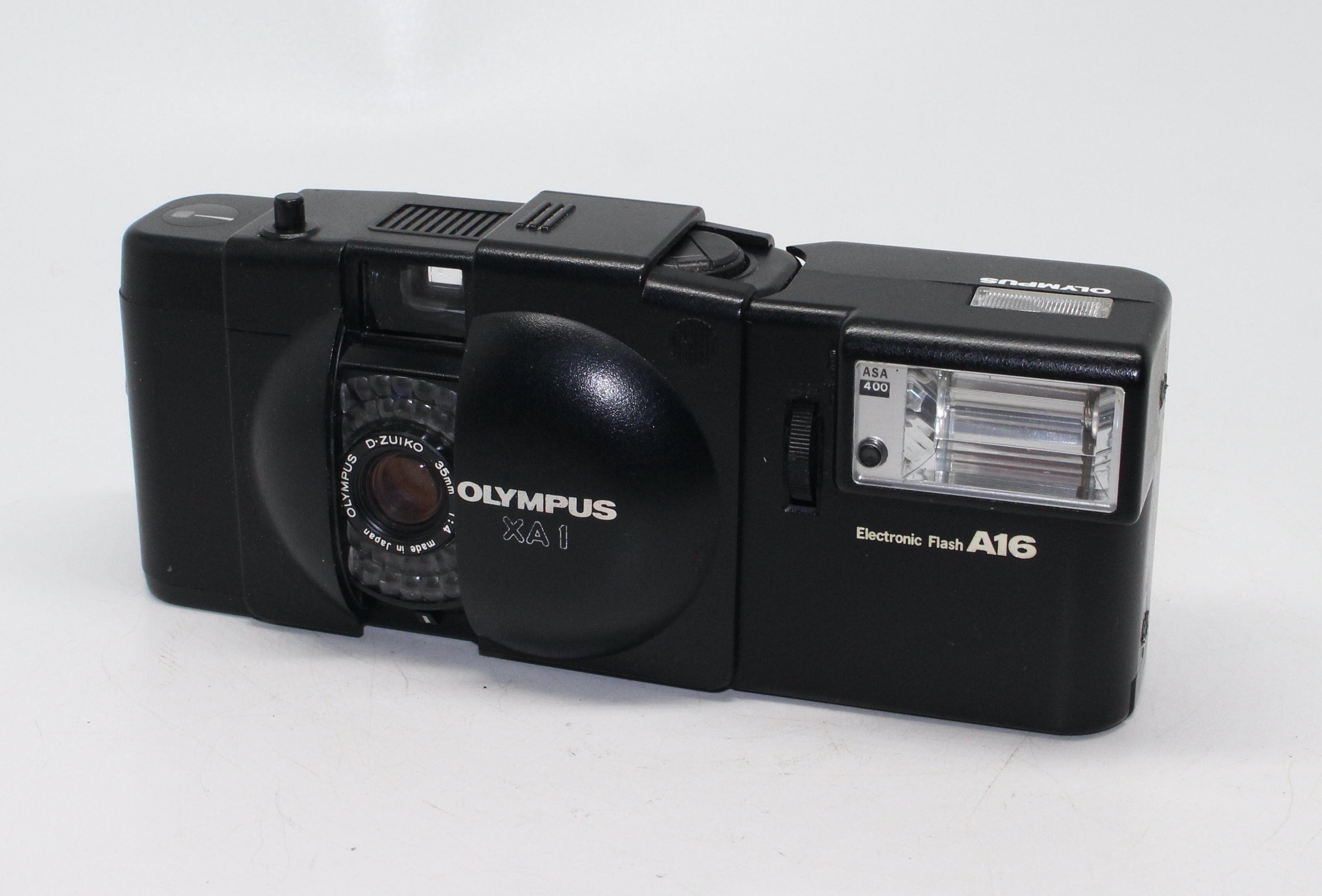 Olympus XA1 35mm Film Camera With A16 Flash With Box and Manual