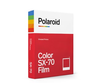 Polaroid Colour / Color Instant Film for Polaroid SX-70 Cameras - Brand-new Stock - Classic White Frame