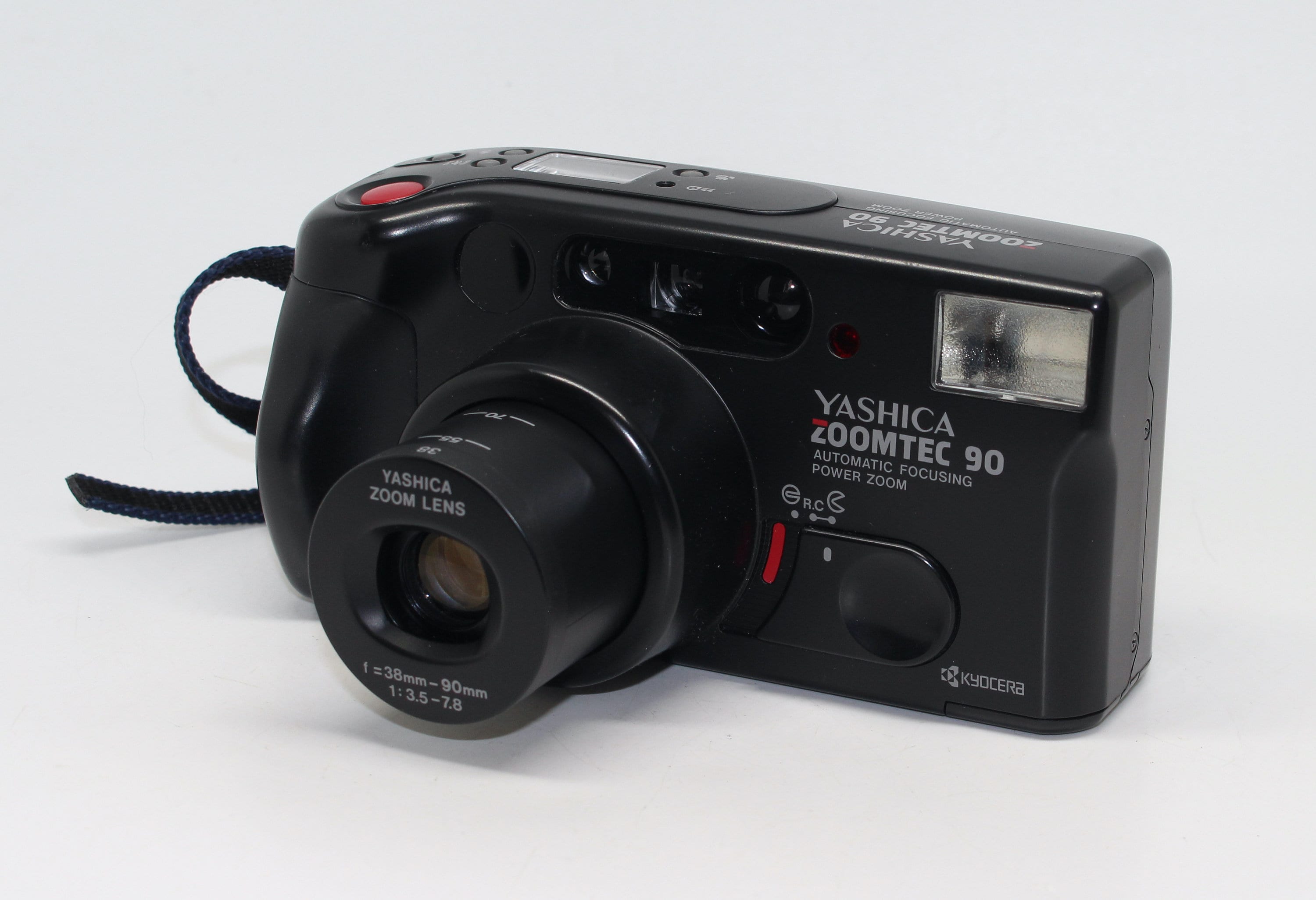 Yashica Zoomtec 90 35mm Film Camera, Auto-focus 38-90mm Zoom Lens