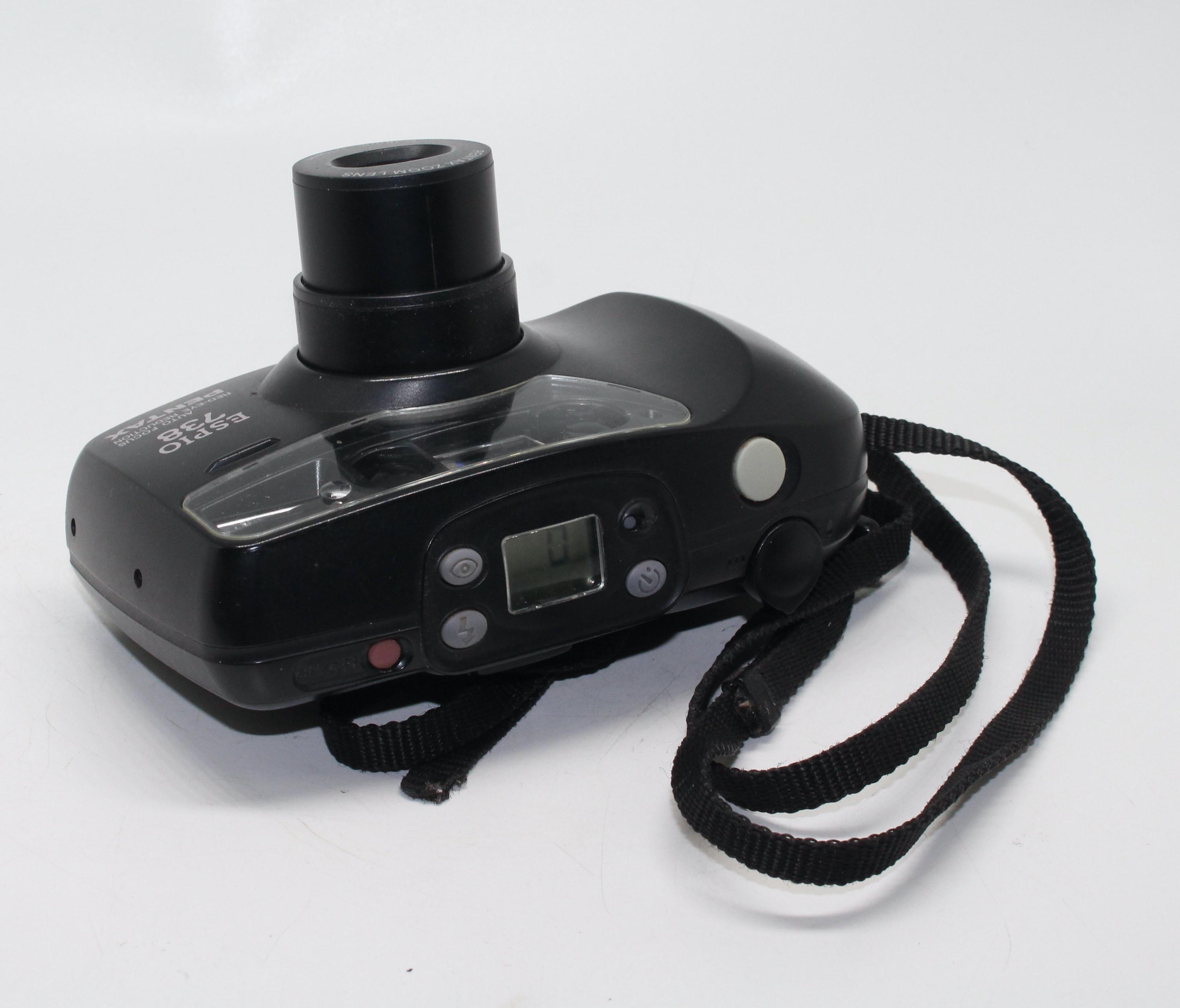 PENTAX ESPIO 738G コンパクトフィルムカメラ ペンタックス ESPIO 738 シルバー 35mm フィルム カメラ ポイント