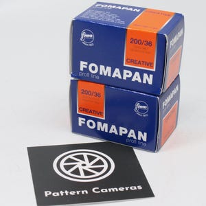 FOMAPAN 200 Creative 35mm Film: Black and White, Two Rolls