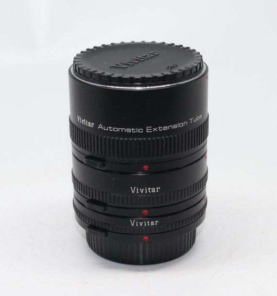 Vintage Vivitar Extension Tube Set: Olympus OM Lens Mount, Macro