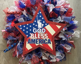 Patriotic Americana Wreath